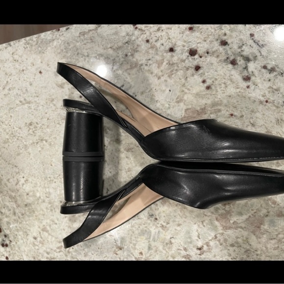 Zara point slingback heel. Size 10 leather. - Picture 3 of 4
